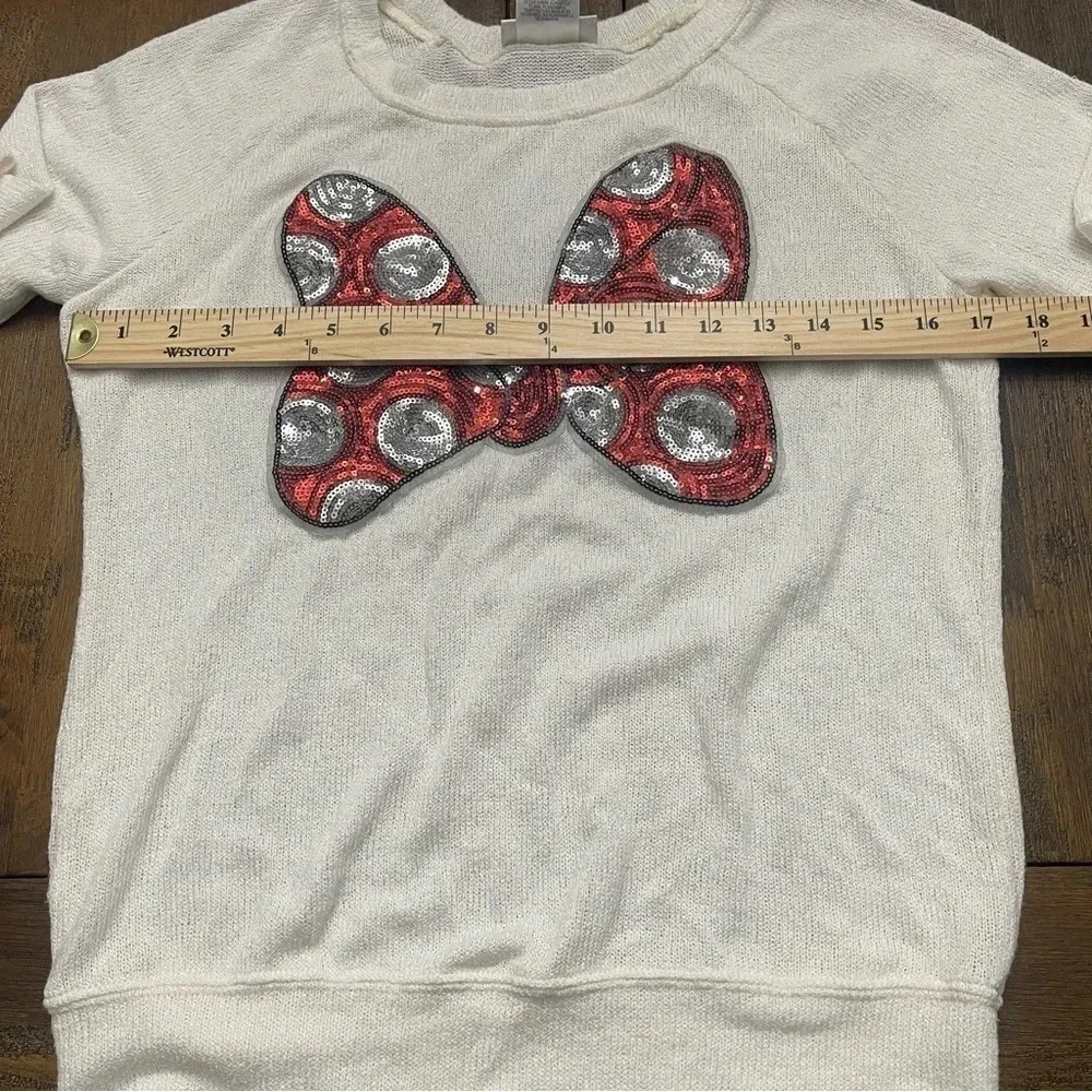 Disney Parks Minnie Bow women’s sweater. Size small. EUC. - Picture 6 of 8